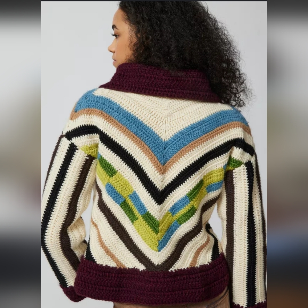 Mandinga X Urban Outfitters Suzia Crochet Sweater - Picture 2 of 3